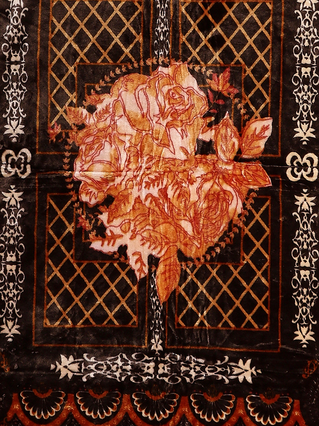 Printed Single Bed 1 Ply, 625 GSM Super Soft Mink Blanket for Mild Winter - (Impact Plus)