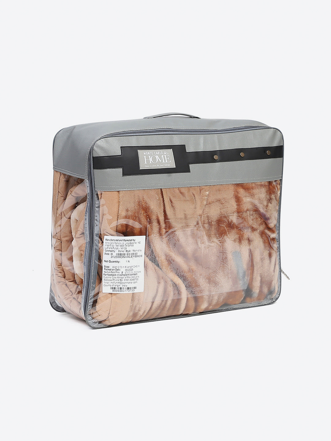 Printed Double Bed Reversible Blanket 2 Ply, 872 GSM, 4.6 kg (Moonvalley)