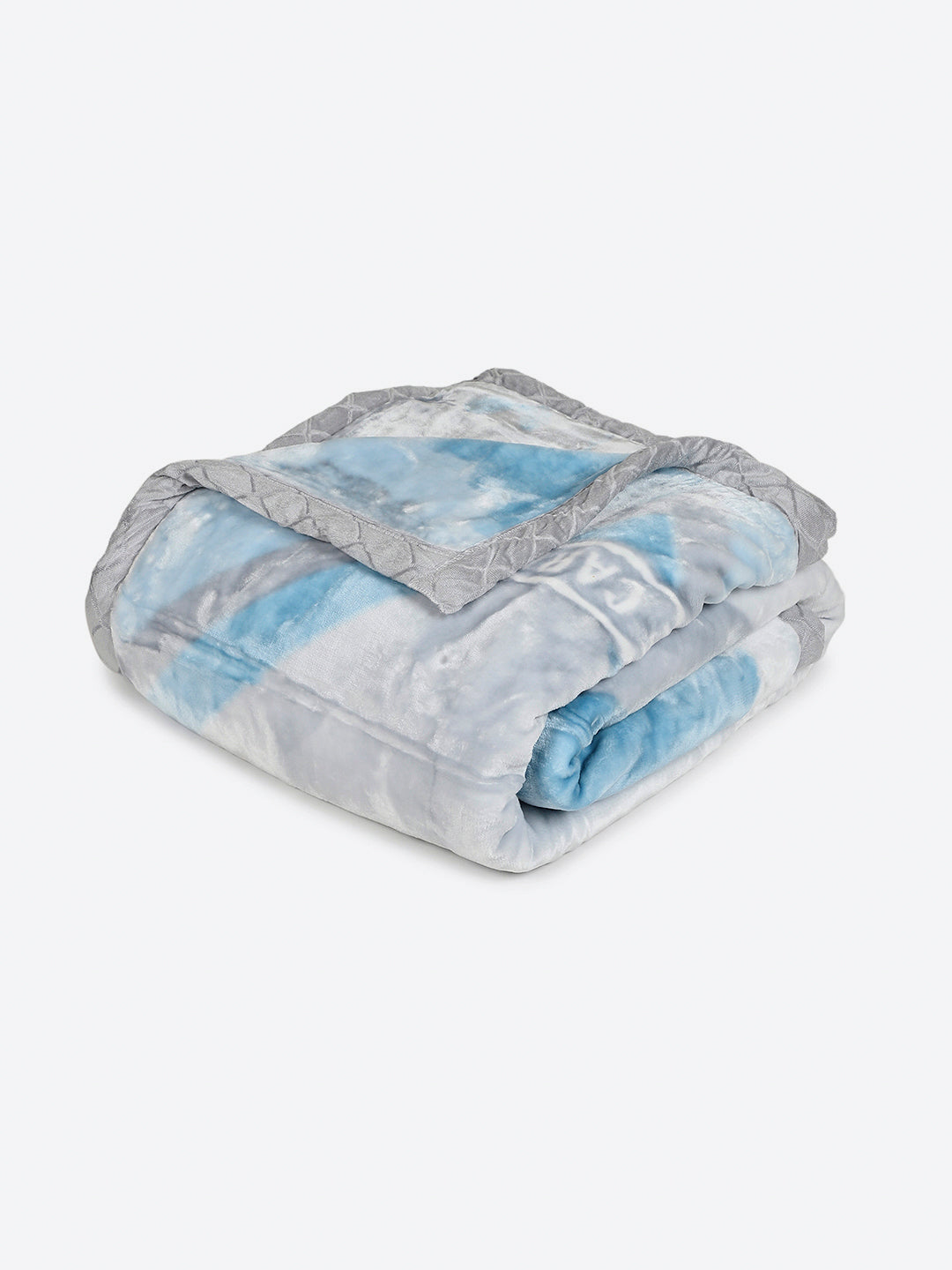 Printed Double Bed 2 Ply, 871 GSM Blanket for Heavy Winter - (Moon Valley Plus)