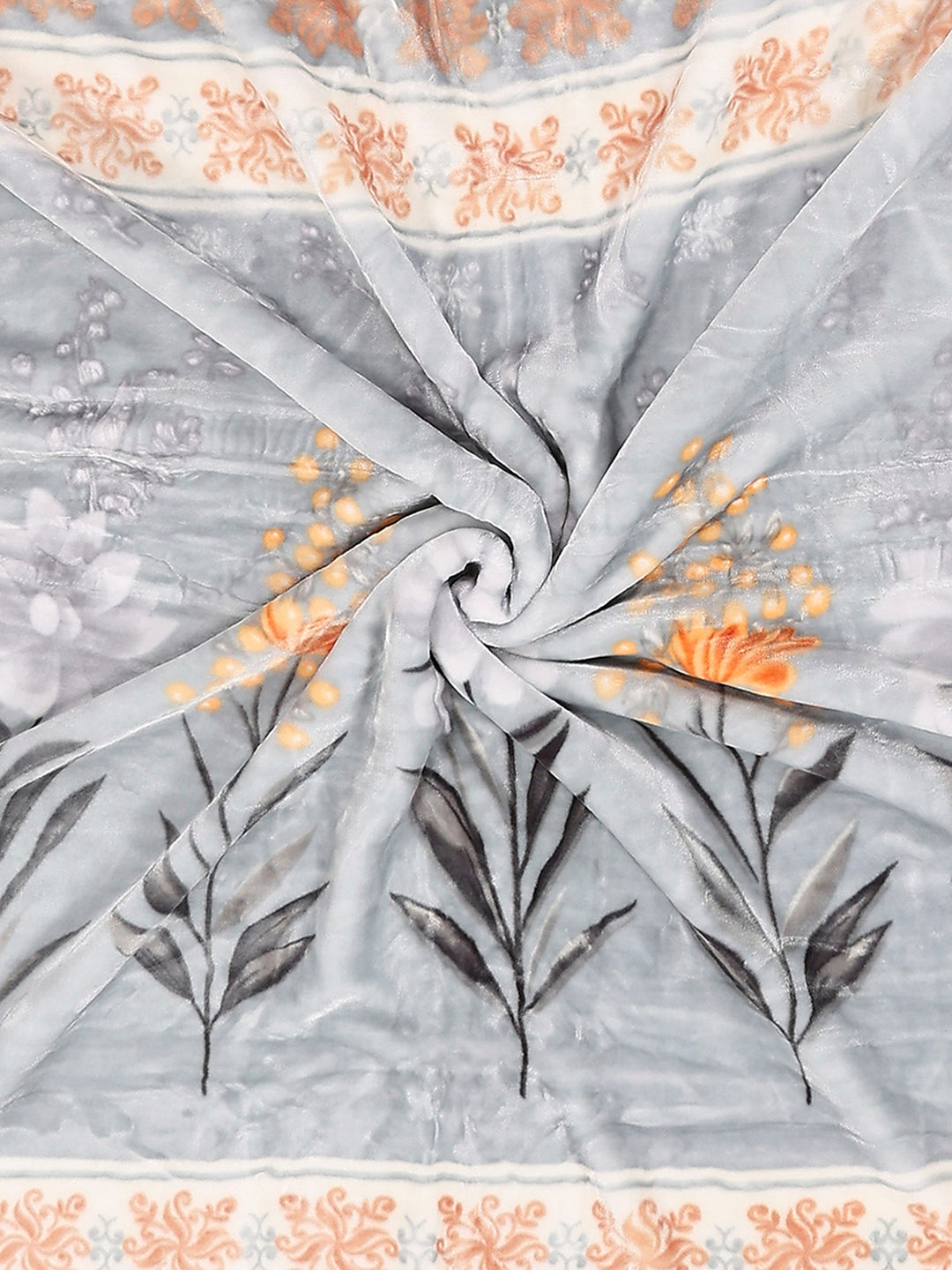 Printed Double Bed 2 Ply, 871 GSM Blanket for Heavy Winter - (Moon Valley Plus)