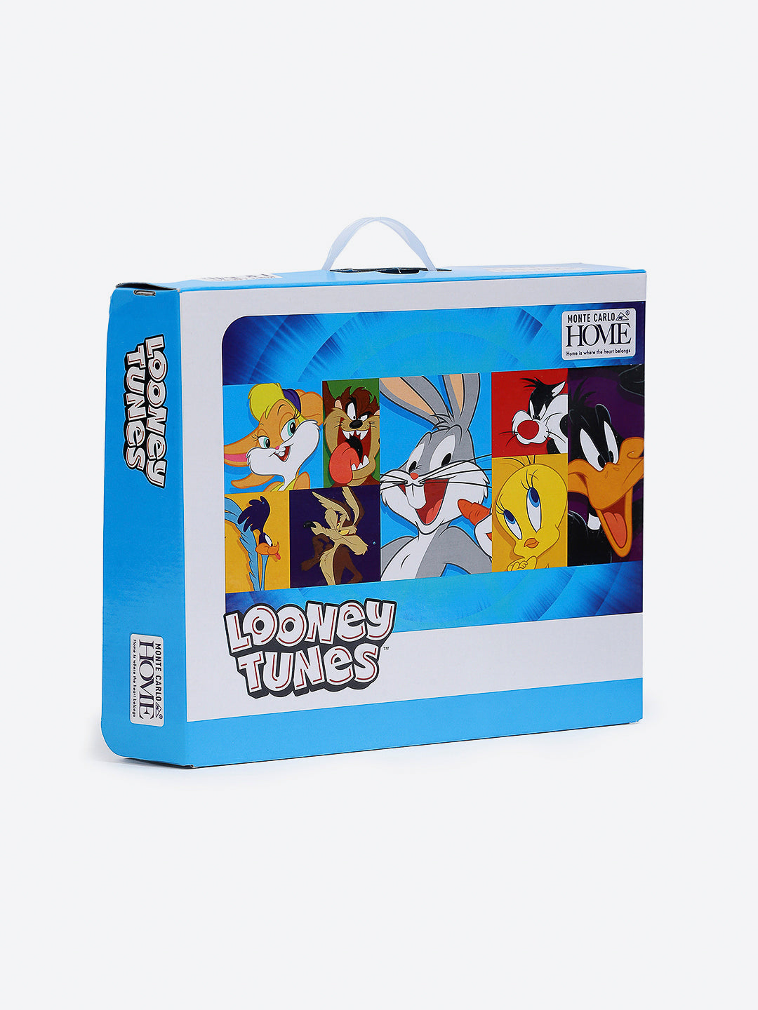 Looney Tunes Printed Soft Plush Cartoon Network Blue Baby Blanket