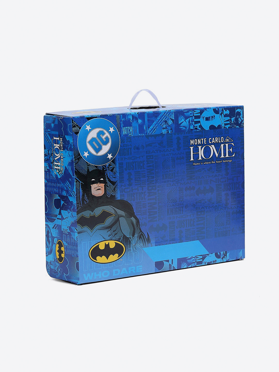 Batman Printed Ultra-Soft Cartoon Network Blue Baby Blanket