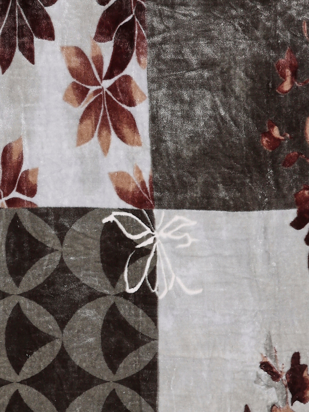 Printed Double Bed 1 Ply, 540 GSM Blanket for Winter - (Relation PVC)