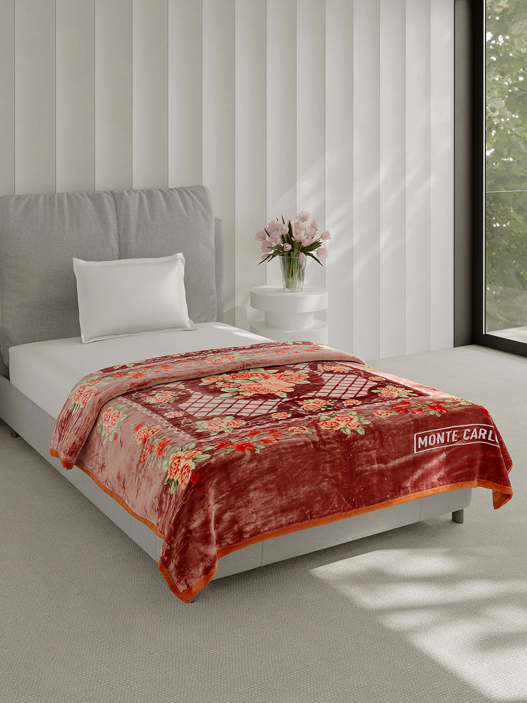 Printed Single Bed 1 Ply Super Soft Blanket for Heavy Winter - (Relation Plus)