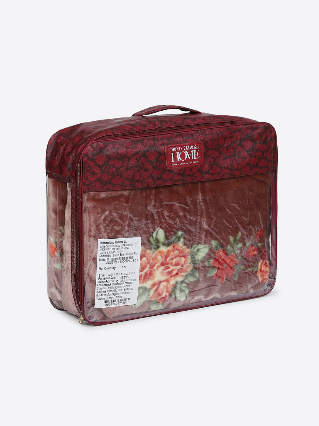 Printed Single Bed 1 Ply Super Soft Blanket for Heavy Winter - (Relation Plus)