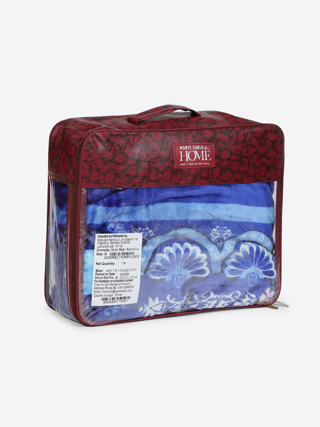 Printed Single Bed 1 Ply Super Soft Blanket for Heavy Winter - (Relation Plus)