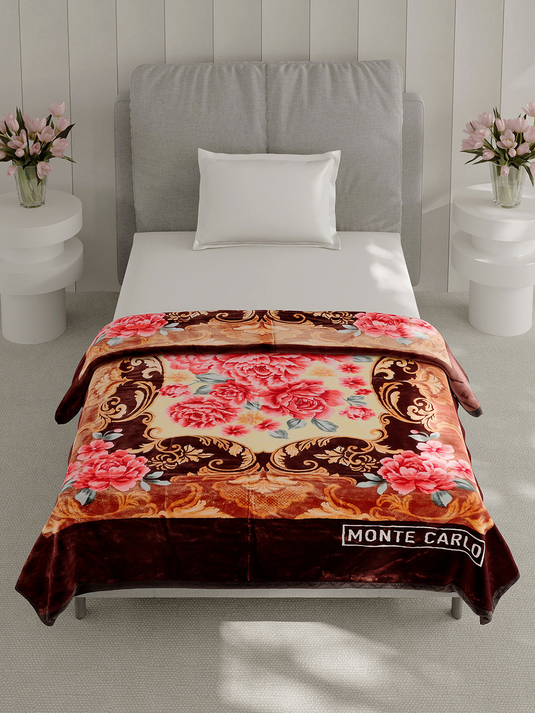 Printed Single Bed 1 Ply Super Soft Blanket for Heavy Winter - (Relation Plus)