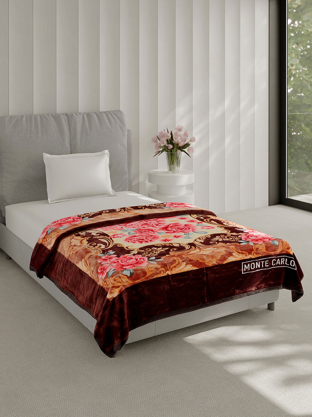 Printed Single Bed 1 Ply Super Soft Blanket for Heavy Winter - (Relation Plus)