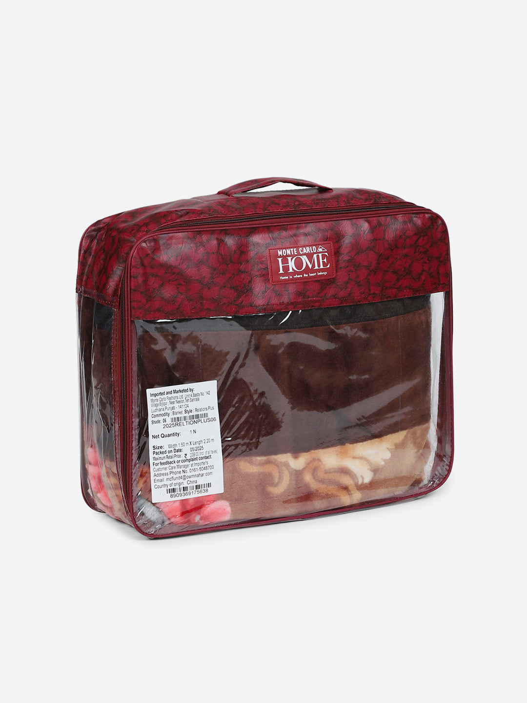 Printed Single Bed 1 Ply Super Soft Blanket for Heavy Winter - (Relation Plus)