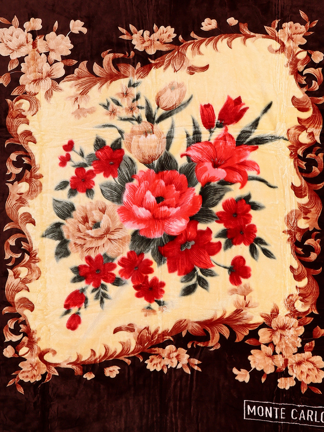 Printed Double Bed 1 Ply, 530 GSM Super Soft Blanket for Mild Winter - (Roman Plus)