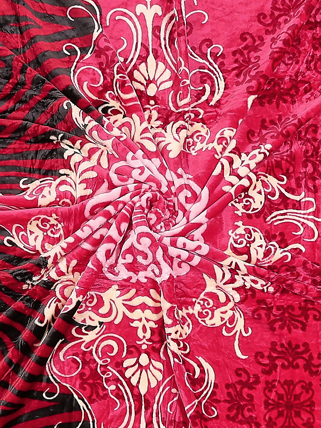 Printed Double Bed Blanket 1 Ply, 550 GSM, 2.8 kg (Roman Plus)