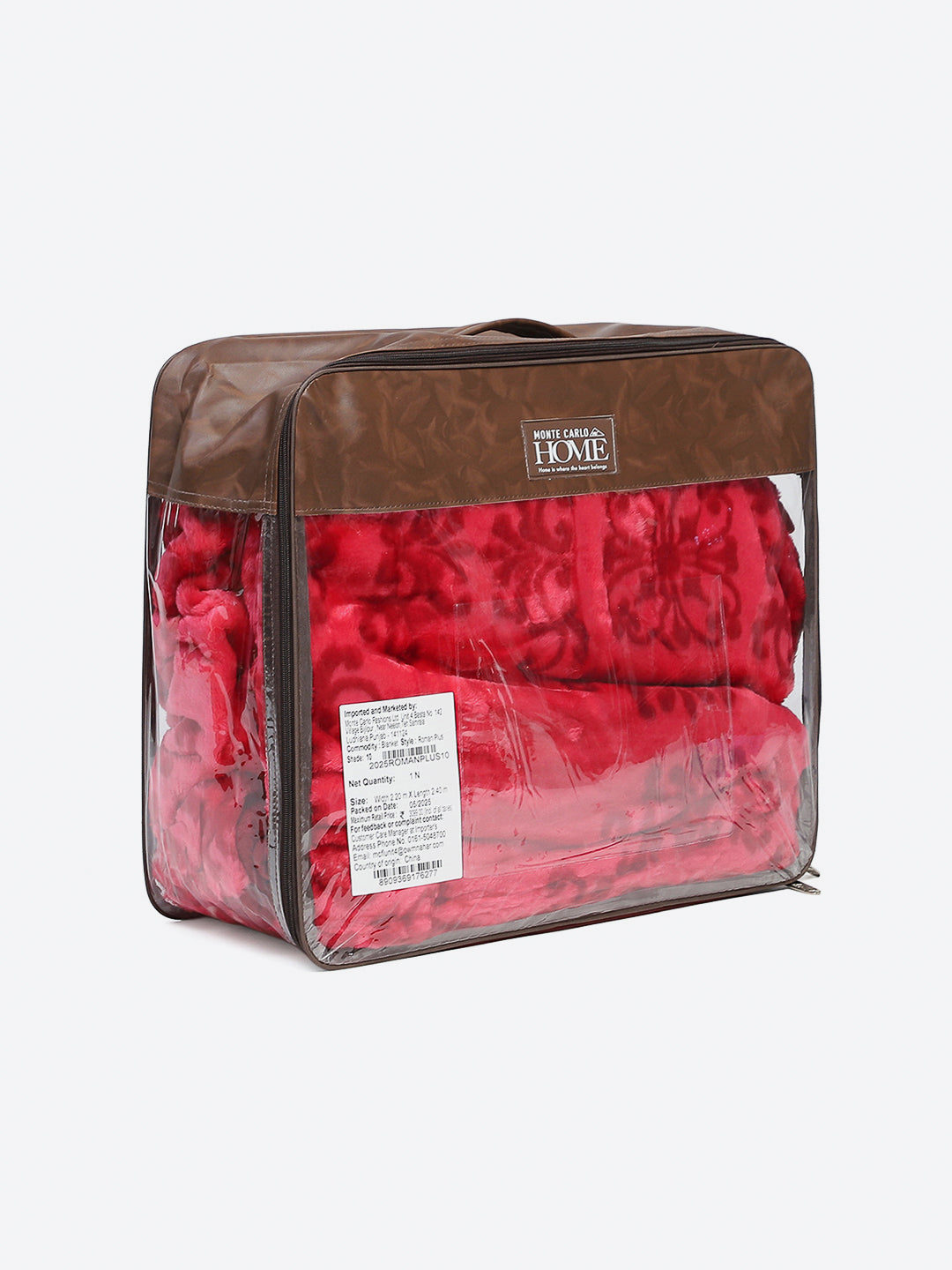 Printed Double Bed Blanket 1 Ply, 550 GSM, 2.8 kg (Roman Plus)