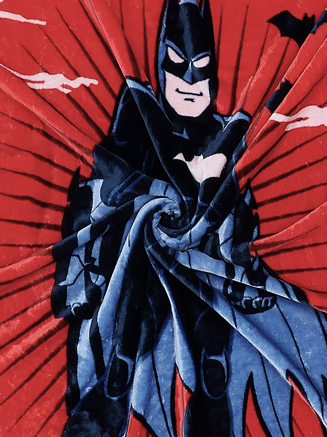 Printed Baby Blanket 1 Ply, 576 GSM, 1.9 kg (Super Hero)