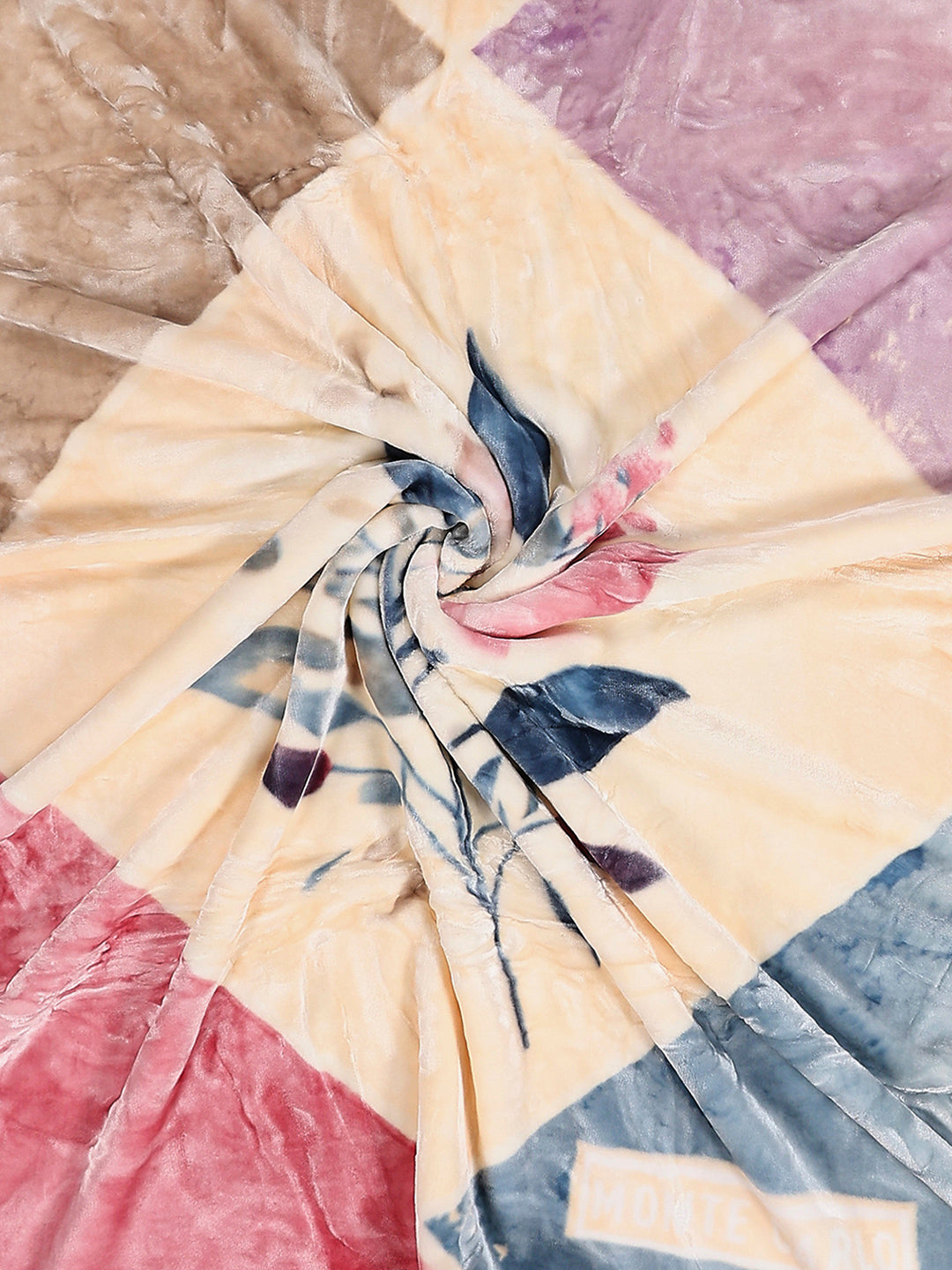 Printed Double Bed 2 Ply, 909 GSM Embossed Blanket for Heavy Winter - (Vista Plus)