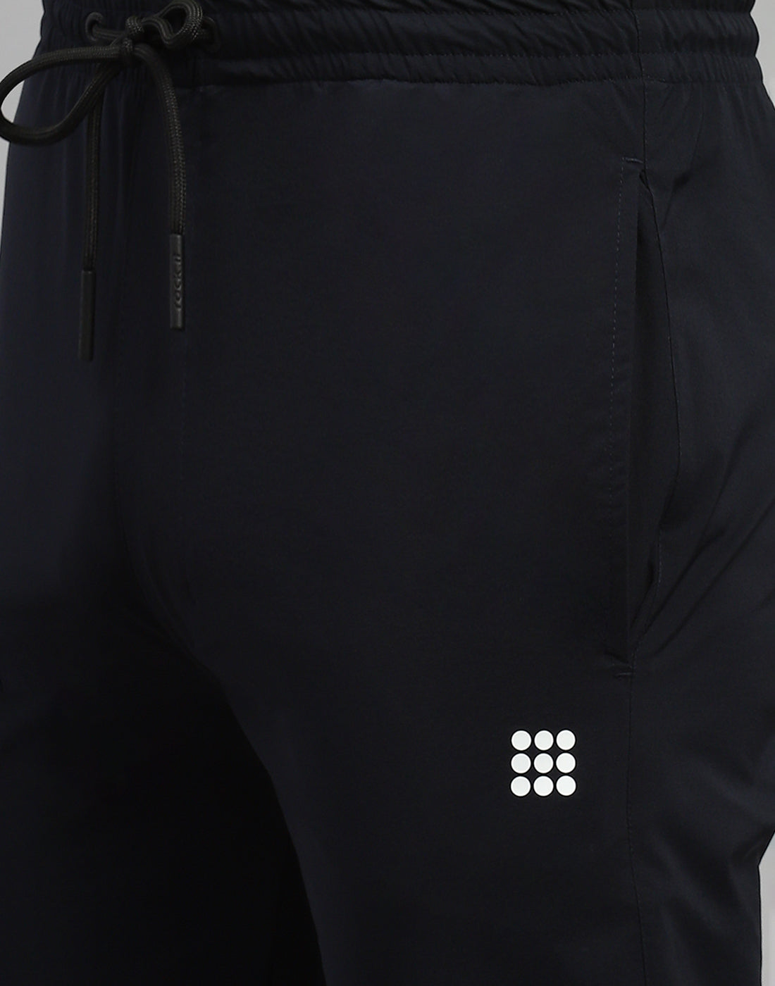 Rock.it Men Navy Blue Solid Regular Fit Lower