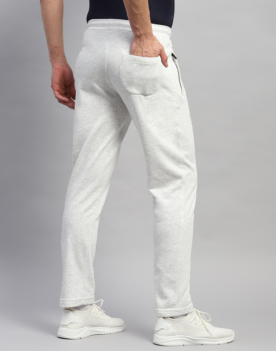 Rock.it Men Grey Solid Regular Fit Lower