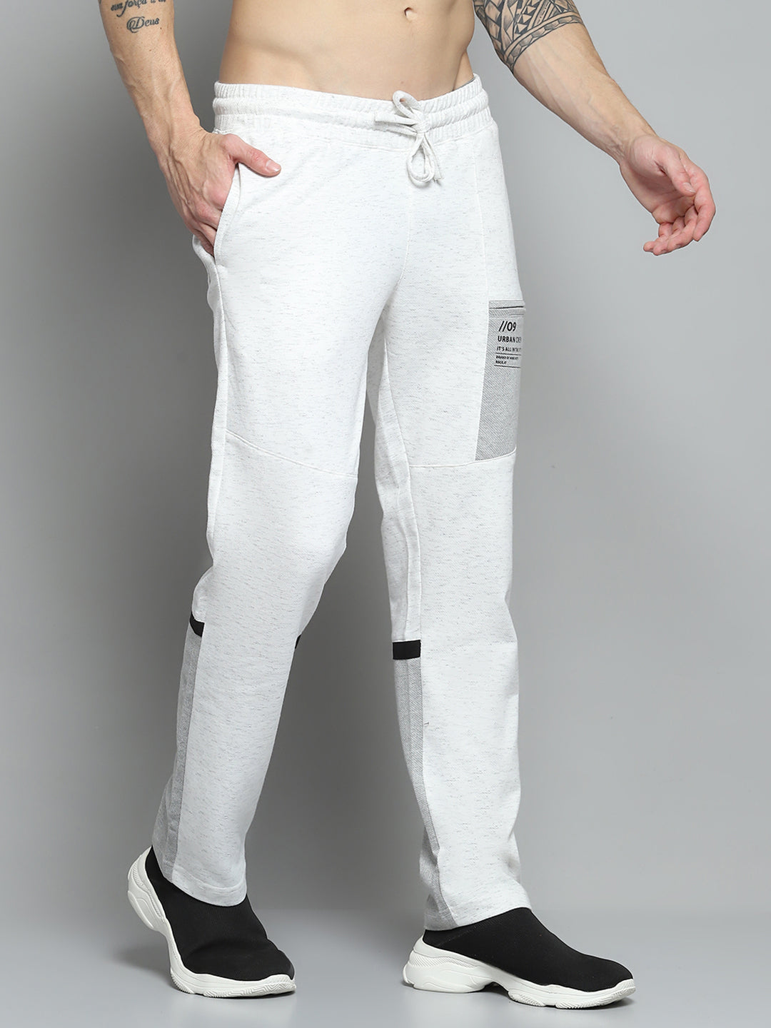 Rock.it Men White Printed Lower