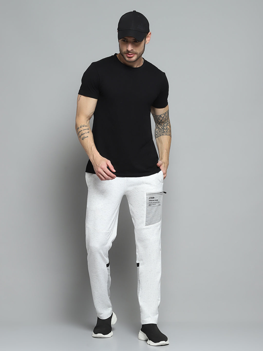 Rock.it Men White Printed Lower