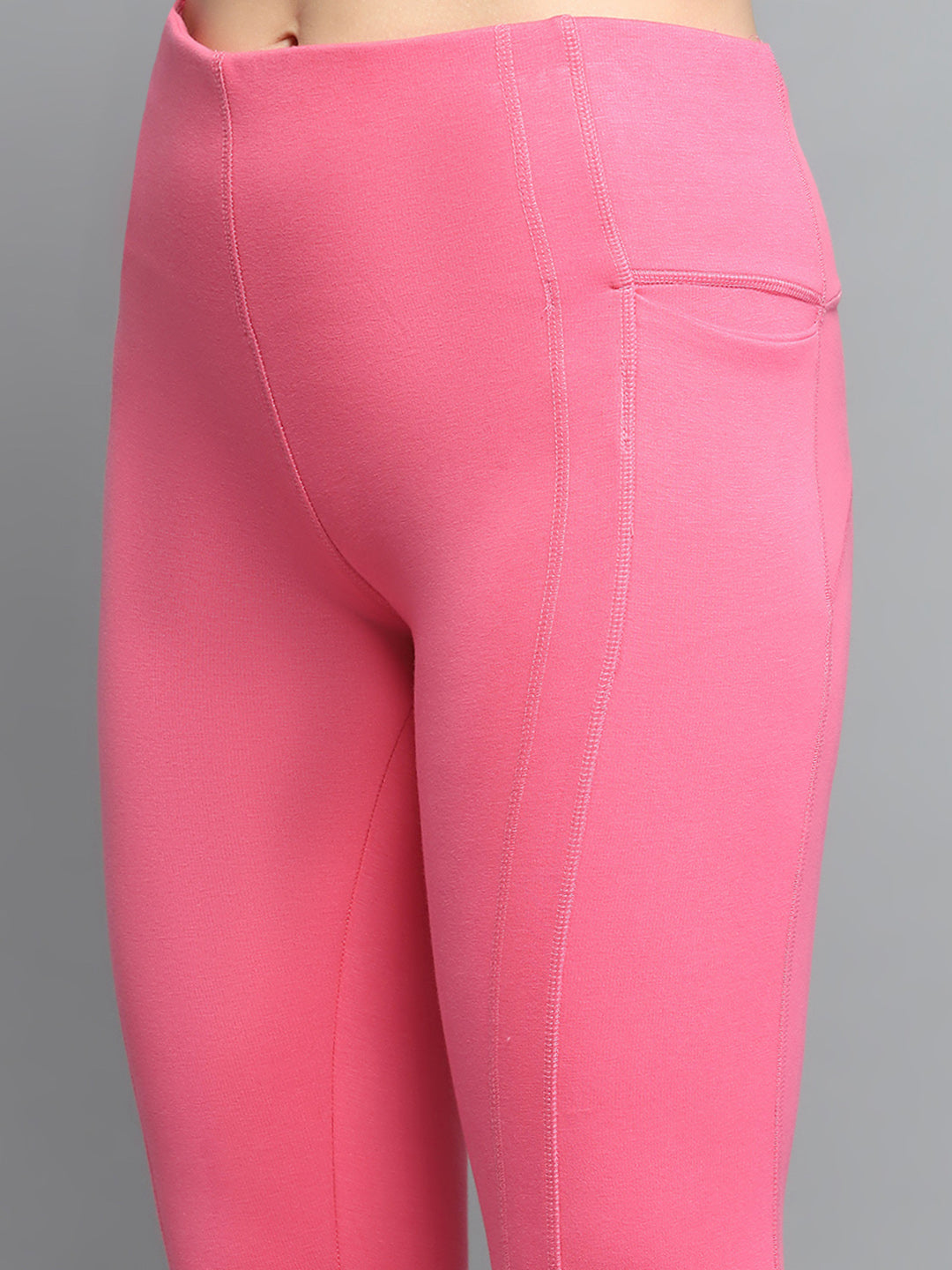 Rock.it Women Pink Solid Regular Fit legging
