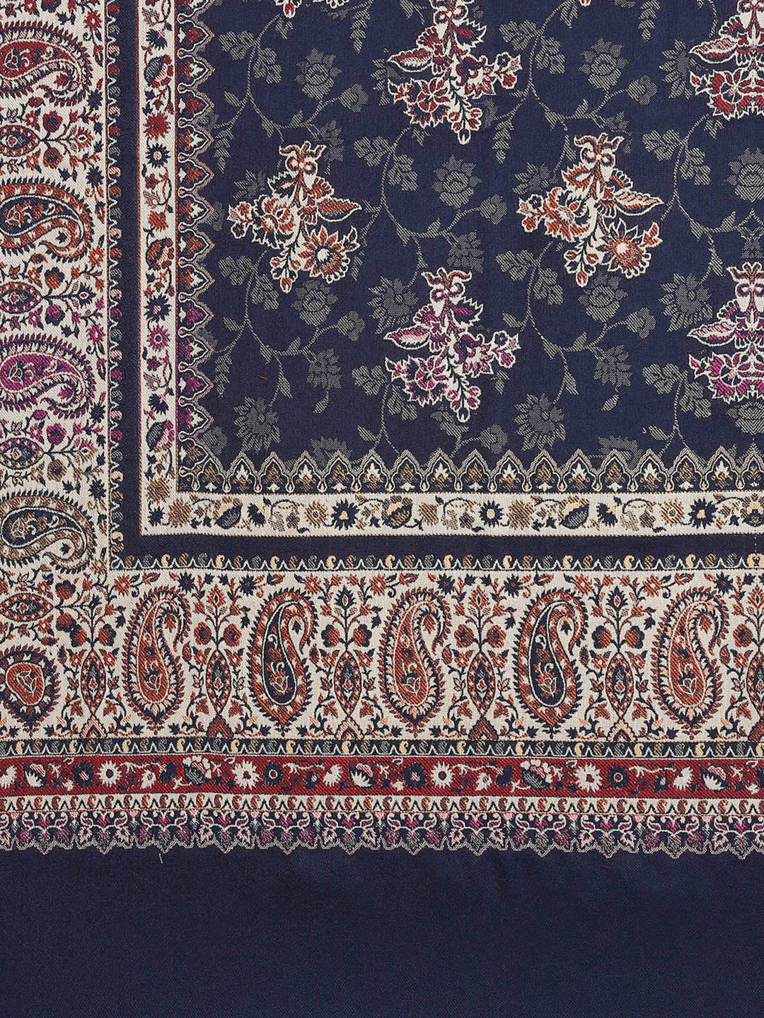 Women Multicolor Self Design Shawl