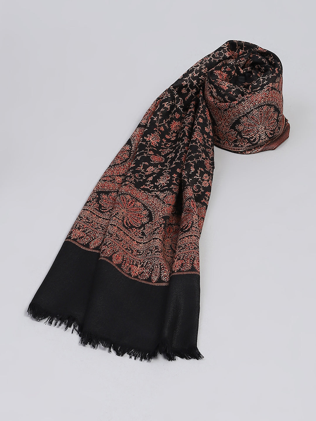 Women Multicolor Self Design Shawl