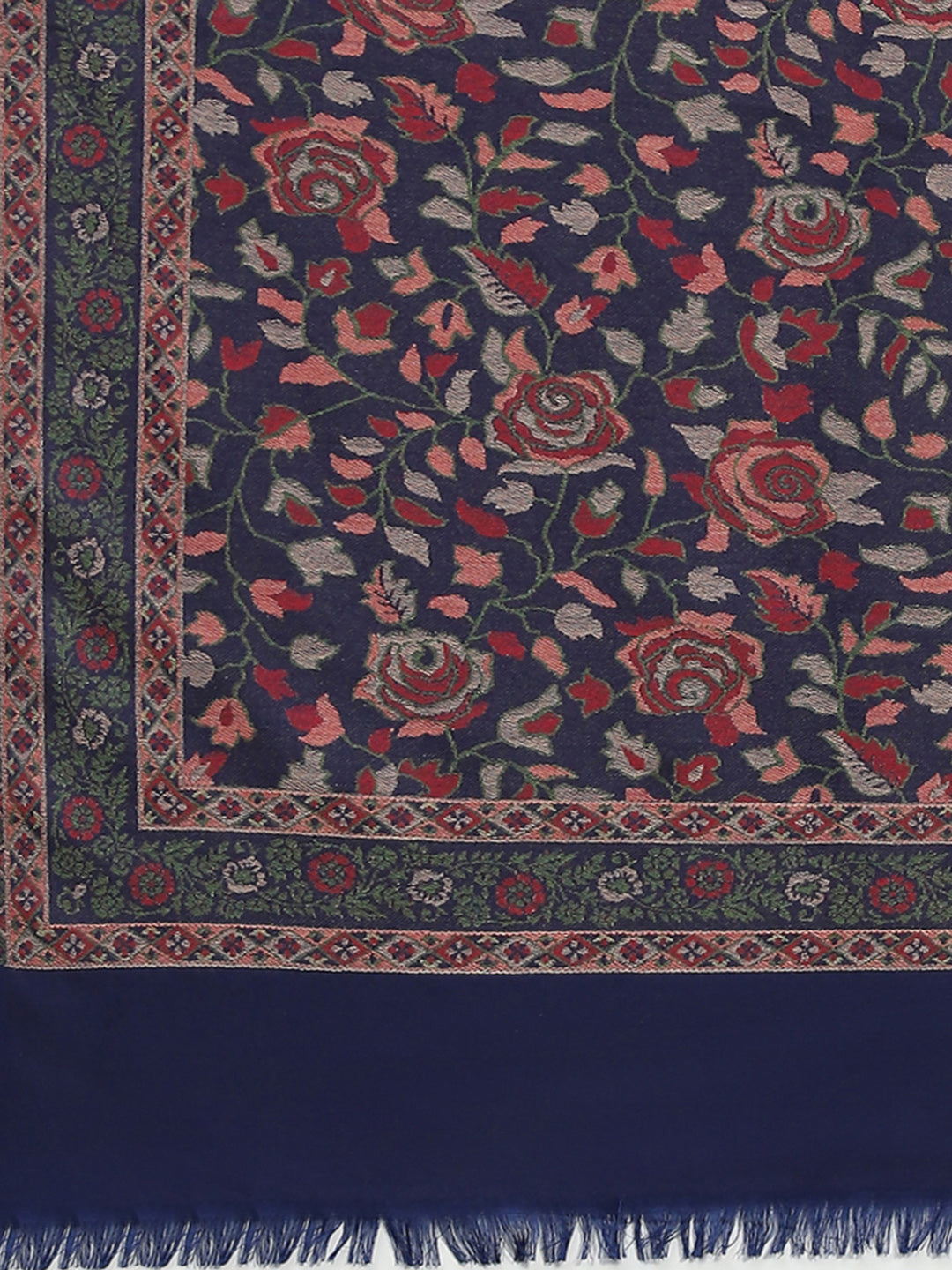 Women Multicolor Self Design Shawl