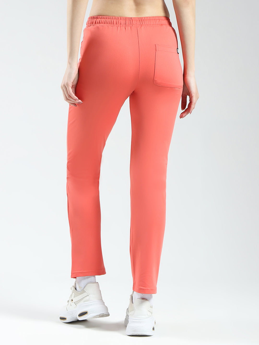 Rock.it Women Coral Solid Regular Fit Lower