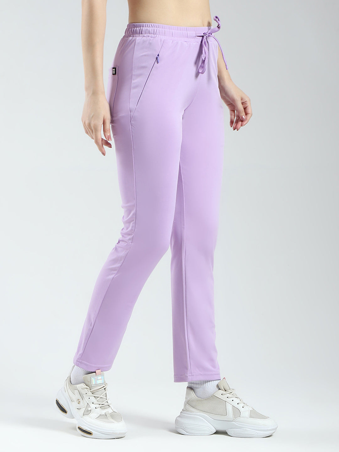 Rock.it Women Purple Solid Regular Fit Lower