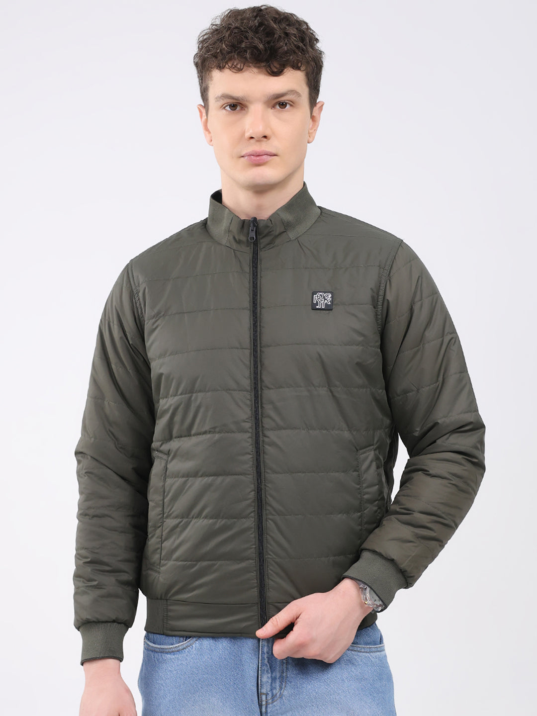 Rock.it Men Black Solid Hooded Full Sleeve Reversible Jacket