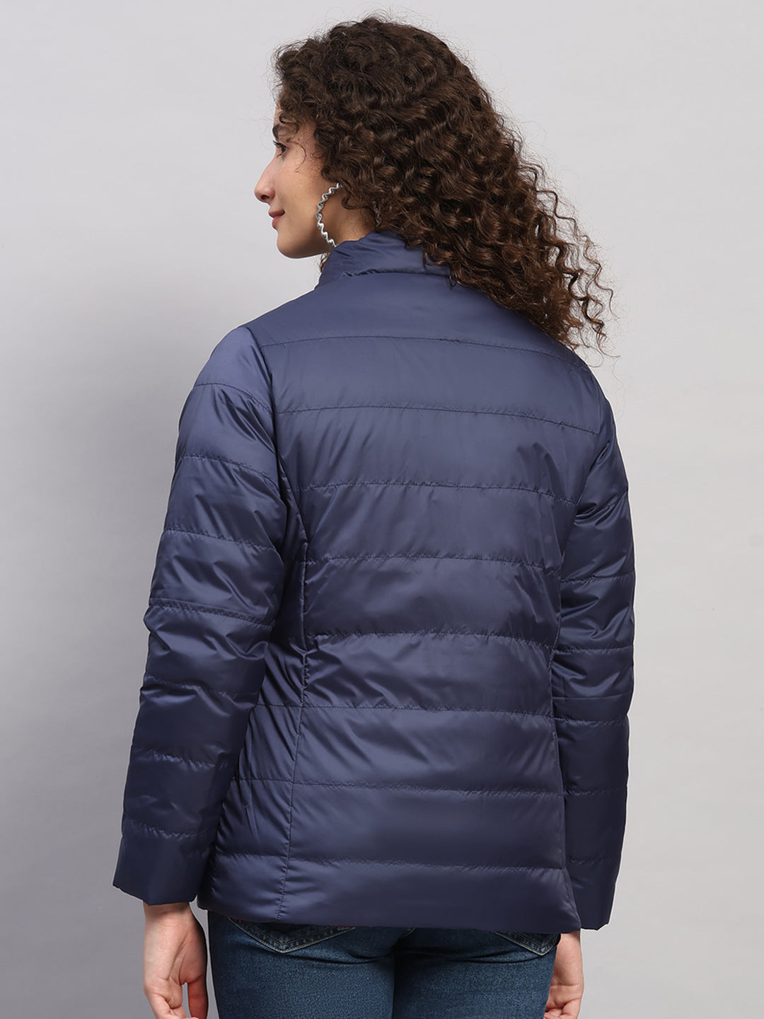 Rock.it Women Maroon Solid Collar Full Sleeve Jacket