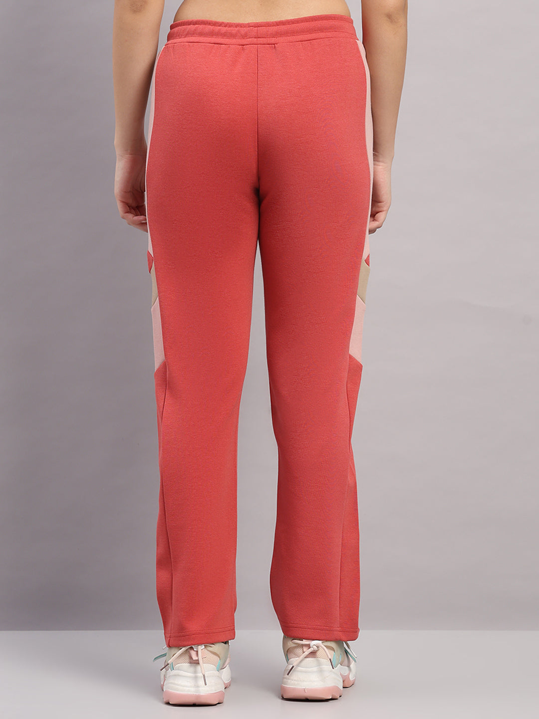 Women Rust Solid Regular Fit Winter Lower