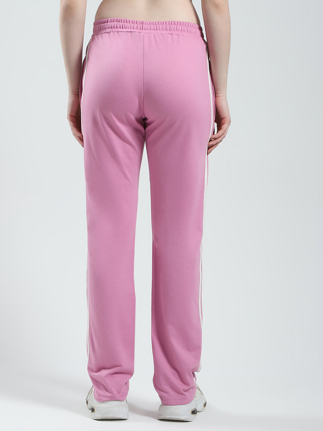 Women Pink Solid Regular Fit Lower