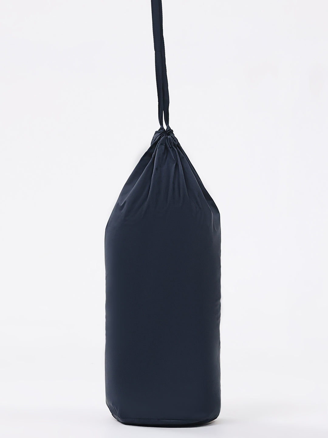 Men Navy Blue Solid Hooded Full Sleeve Puffer Jacket