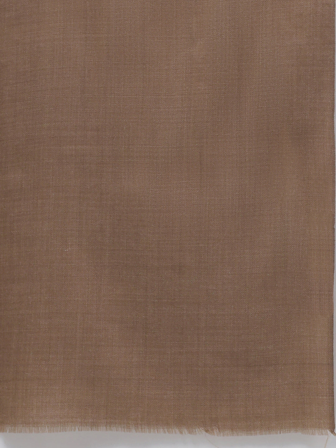 Men Khaki Solid Wool Blend Lohi Shawl