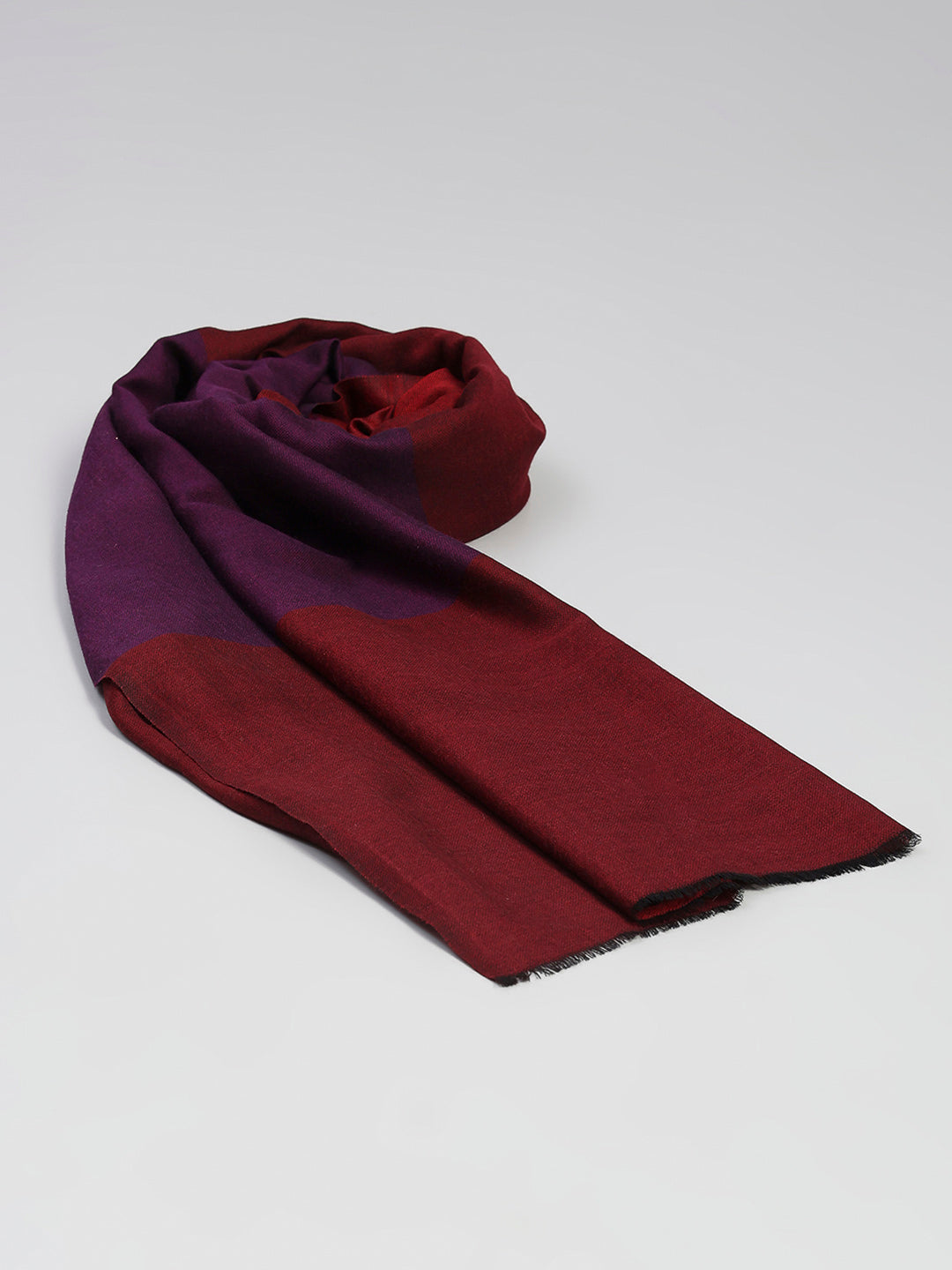 Women Multicolor Printed Wool Blend Shawl