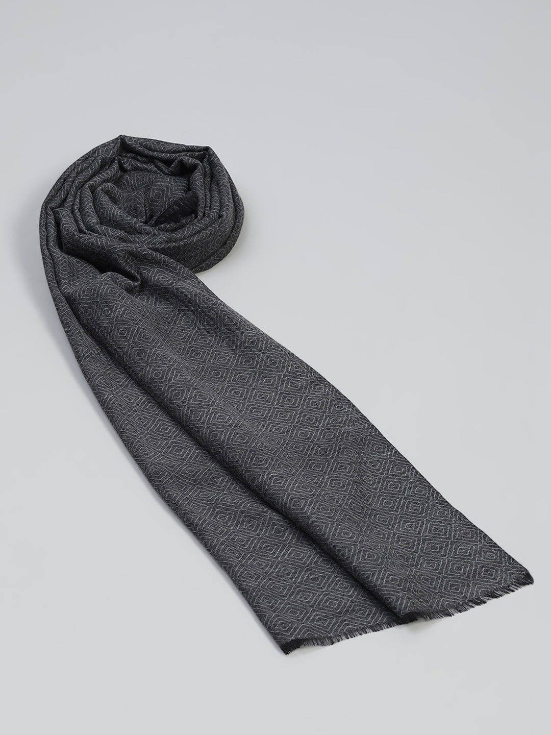 Women Multicolor Self Design Wool Stole