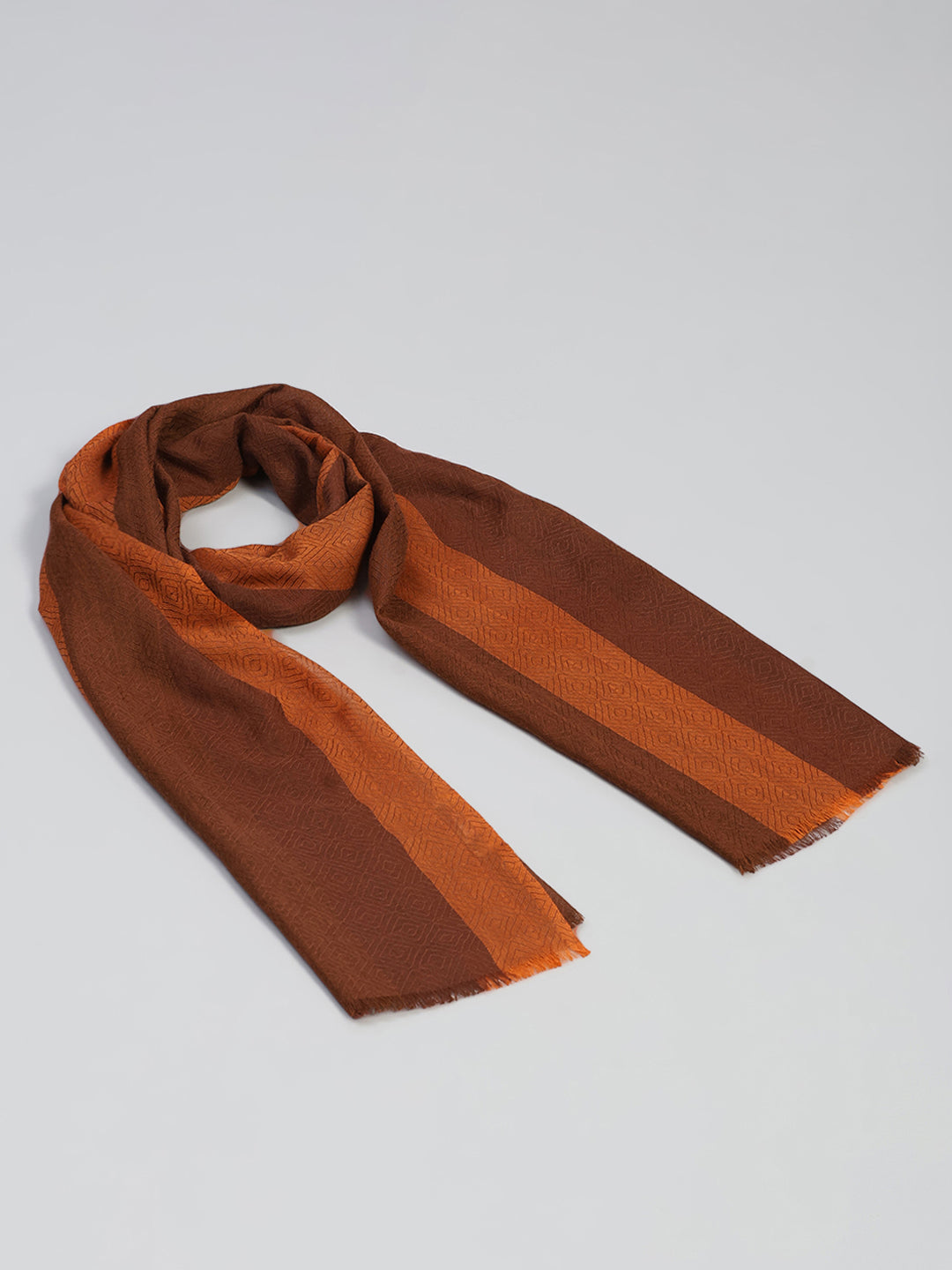 Women Multicolor Self Design Wool Stole