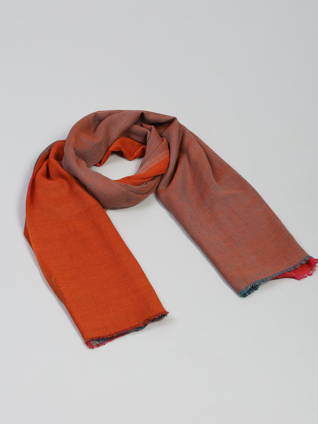 Women Multicolor Self Design Wool Stole