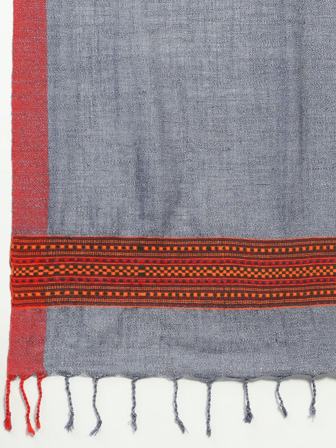 Women Multicolor Self Design Wool Stole