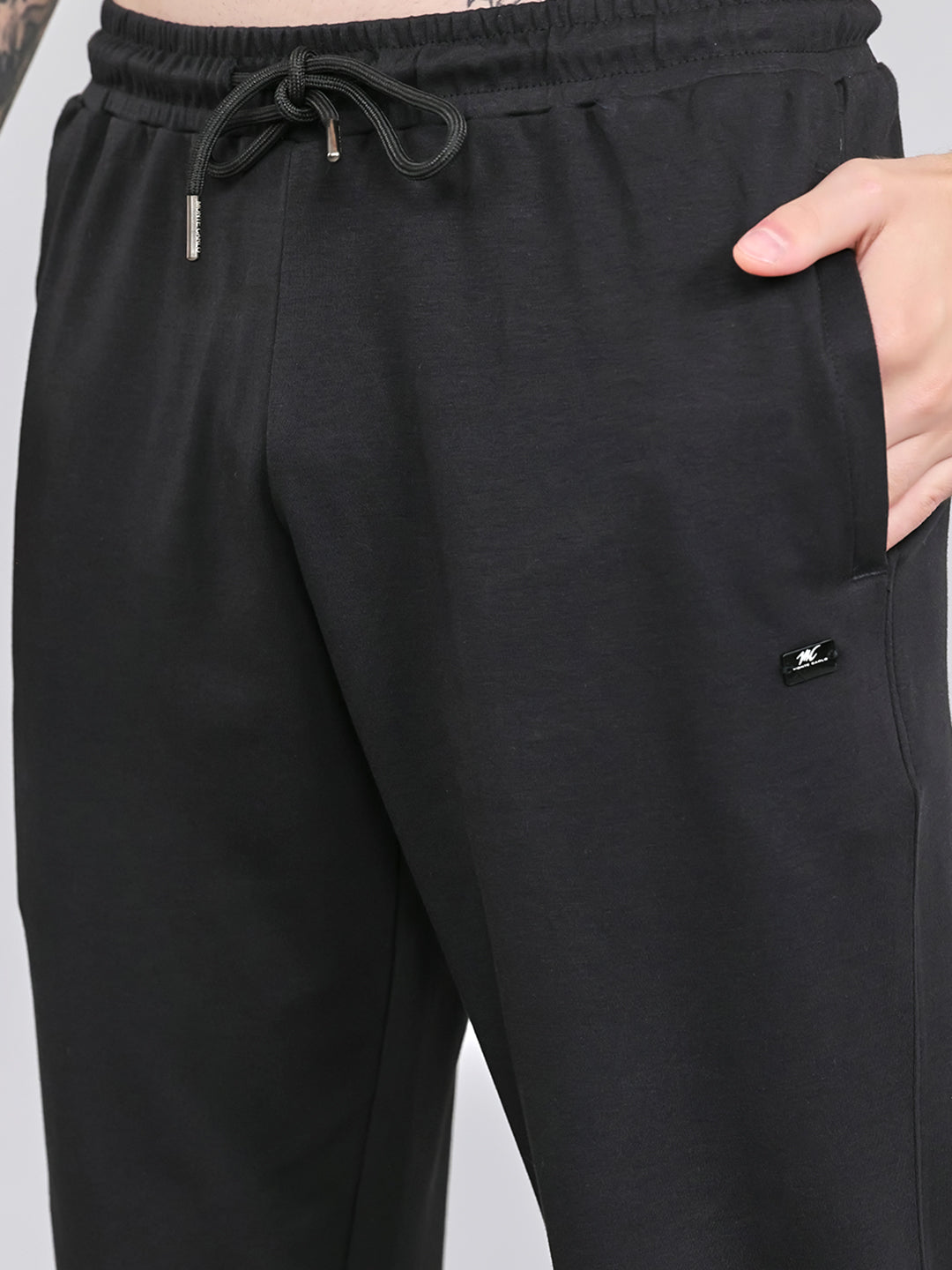 Men Grey Printed Collar Half Sleeve Lower Set