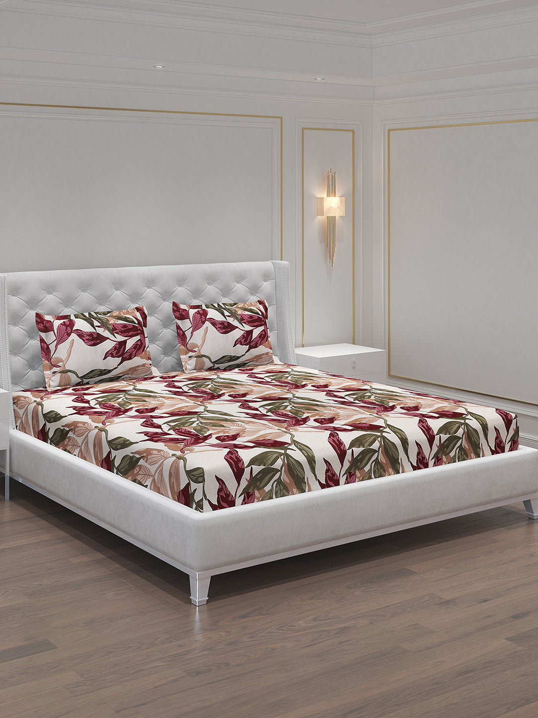 MOCA by Monte Carlo 120 GSM Microfibre Double Bedsheet (2 Pcs Set)