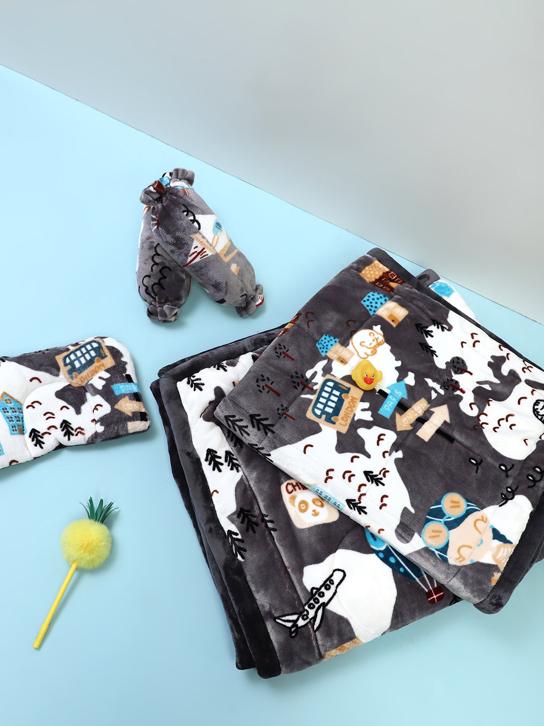 Baby Set of 5 Pc Polyester Bedding Set