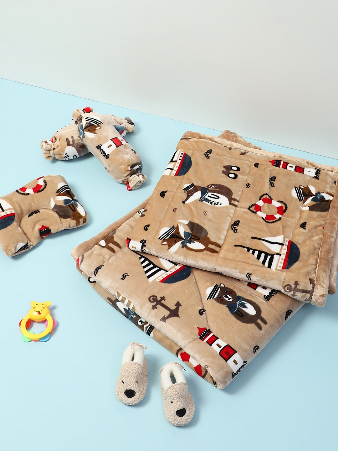 Baby Set of 5 Pc Polyester Bedding Set