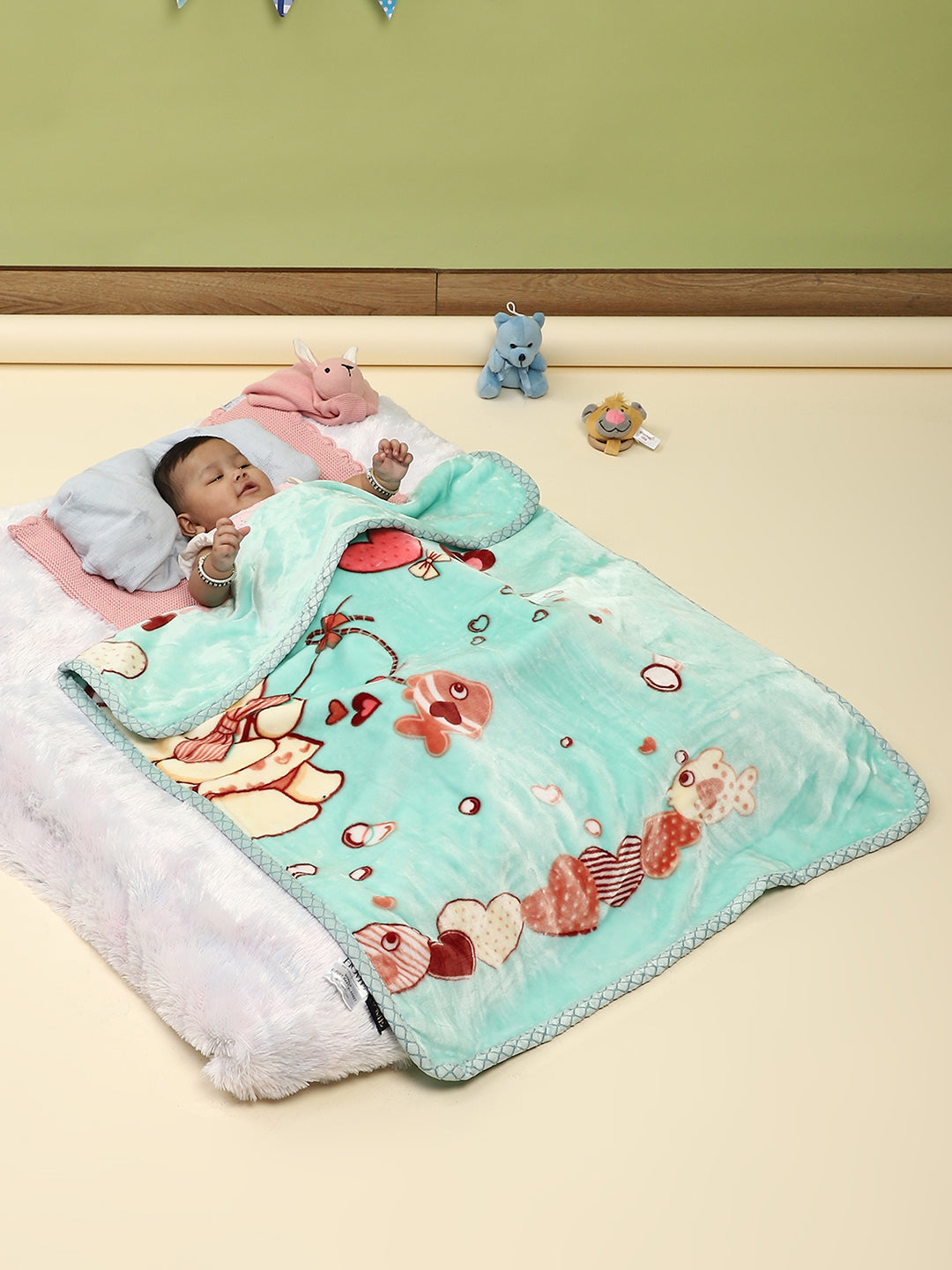 Printed Baby Blanket for Mild Winter -2 Ply