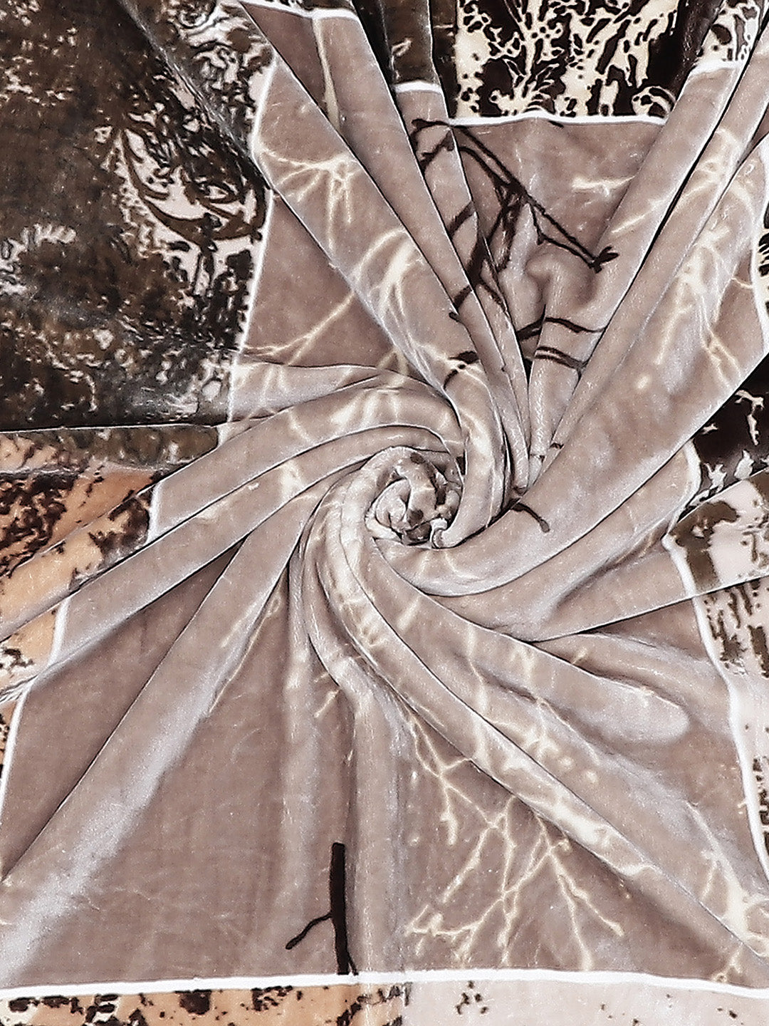 Printed Single Bed 852 GSM Blanket Allen 2 Ply (Weight 3 kg)