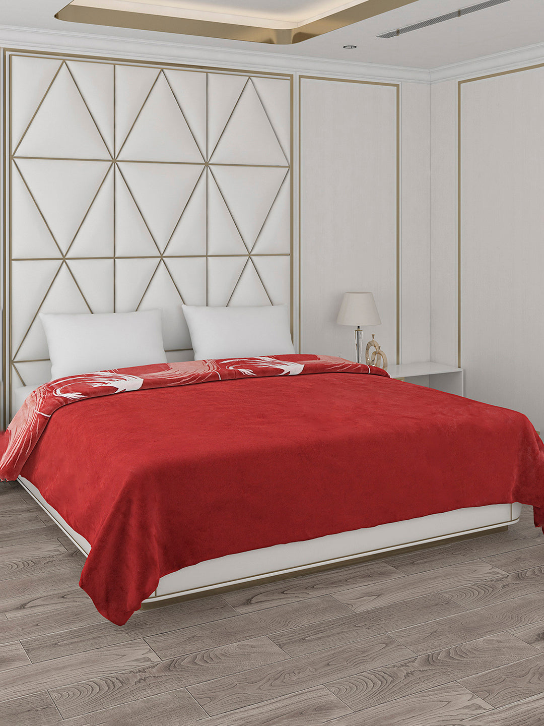 Printed Double Bed Blanket for Heavy Winter -2 Ply