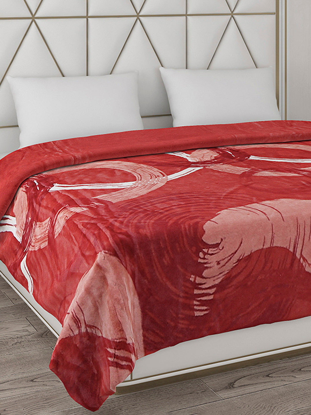 Printed Double Bed Blanket for Heavy Winter -2 Ply