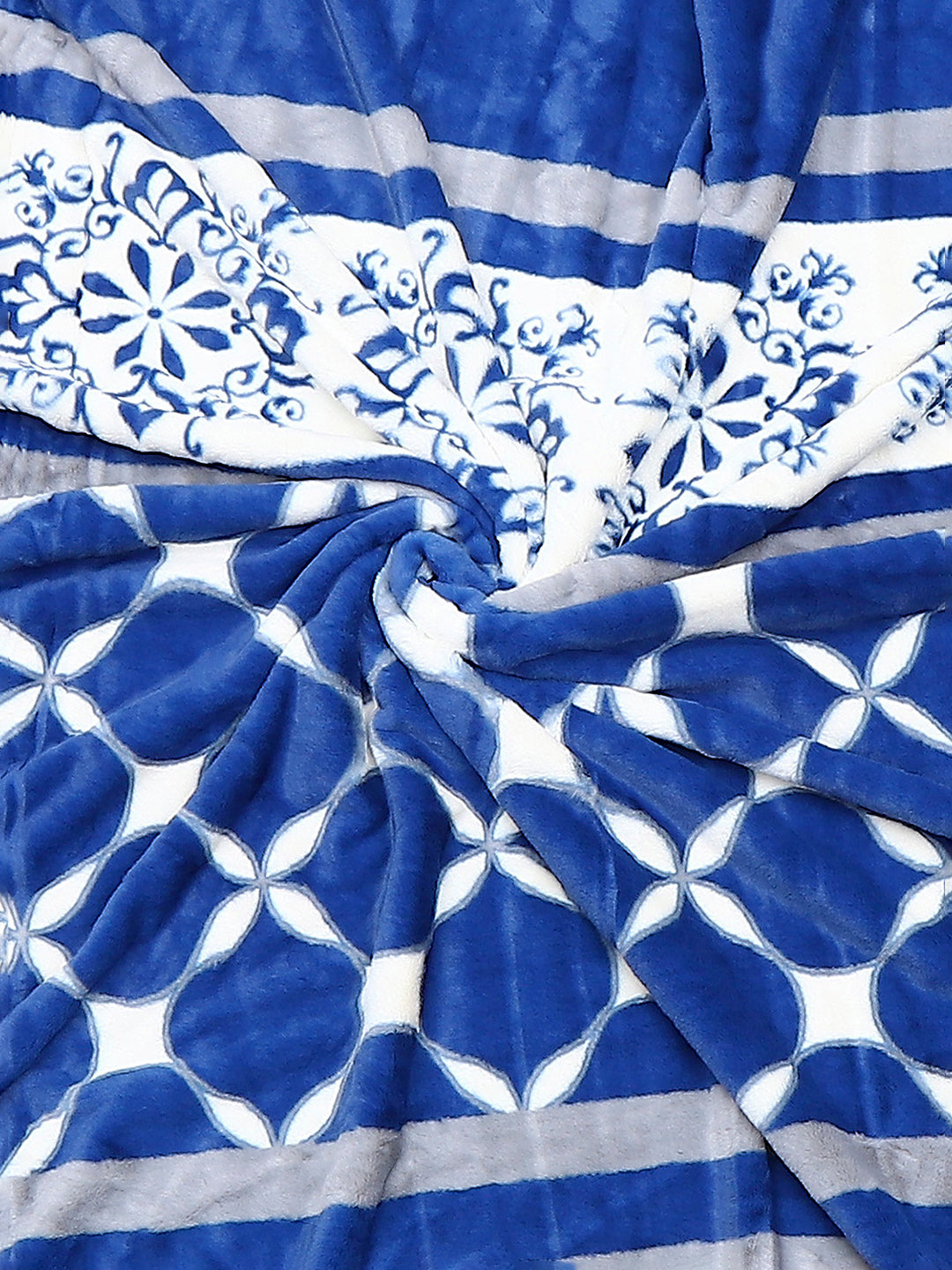 Printed Double Bed Blanket for Heavy Winter -2 Ply