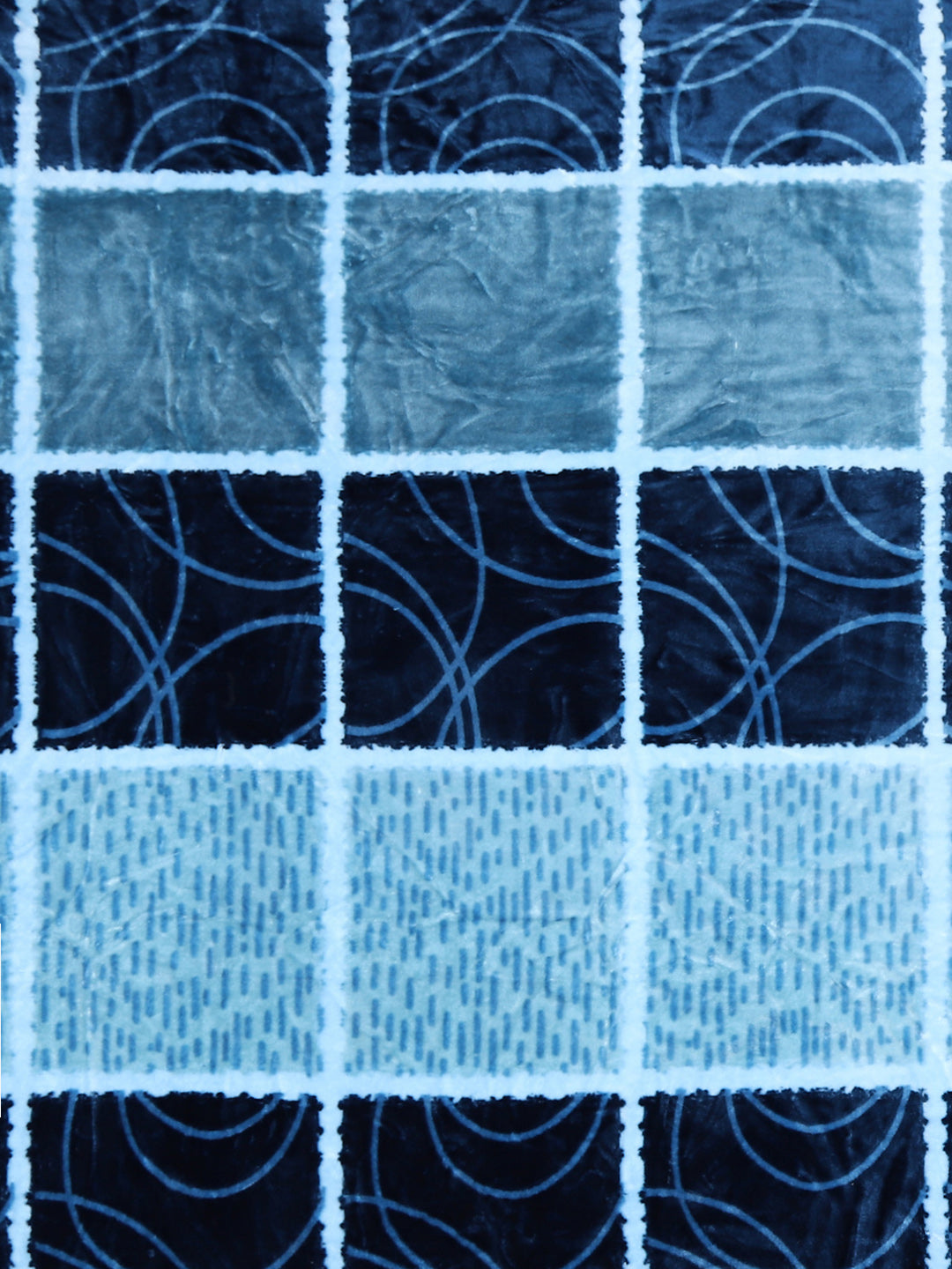 Printed Double Bed Blanket for Mild Winter -1 Ply