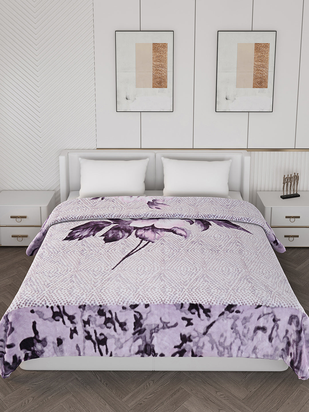 Printed Double Bed 928 GSM Blanket Embassy 1 Ply (Weight 4.9 kg)